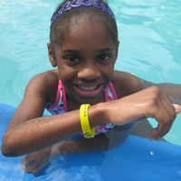 Yellow - Caution Water Safety Bracelet