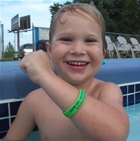 Green -  Go Water Safety Bracelet